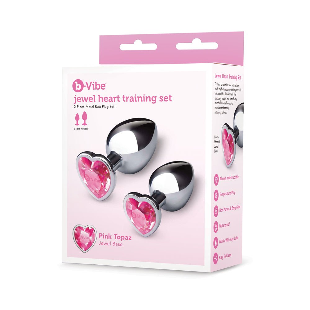 b-vibe-jewel-metal-training-plug-set b-Vibe Jewel Metal Training Plug Set - Image 1
