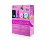 b-Vibe Novice Rechargeable Remote-Controlled Vibrating Silicone Anal Plug Fuchsia - Image 4