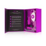 b-Vibe Novice Rechargeable Remote-Controlled Vibrating Silicone Anal Plug Fuchsia - Image 5