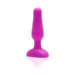 b-Vibe Novice Rechargeable Remote-Controlled Vibrating Silicone Anal Plug Fuchsia - Image 6