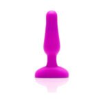 b-Vibe Novice Rechargeable Remote-Controlled Vibrating Silicone Anal Plug Fuchsia - Image 7