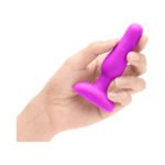 b-Vibe Novice Rechargeable Remote-Controlled Vibrating Silicone Anal Plug Fuchsia - Image 10