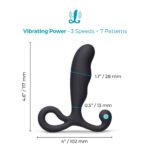 b-Vibe P-Spot Vibing Prostate Massager – Black - Image 8