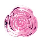 b-Vibe Pink Roses Borosilicate Glass Anal Plug Training Set – Light Pink - Image 5