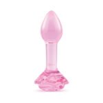 b-Vibe Pink Roses Borosilicate Glass Anal Plug Training Set – Light Pink - Image 7