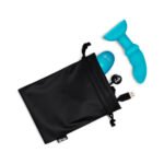 b-Vibe Remote Control Rimming P-Spot Plug – Blue Silicone Anal Plug - Image 8