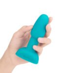 b-Vibe Rimming Petite Rotating and Vibrating Remote Control Plug Teal - Image 5