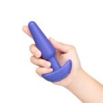 b-Vibe Butties Shake Slimline Vibrating Anal Plug – Blue - Image 6