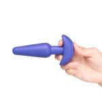 b-Vibe Butties Shake Slimline Vibrating Anal Plug – Blue - Image 7