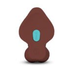 b-Vibe Slipskin Realistic Silicone Dildo 10 in. Curved Brown - Image 6