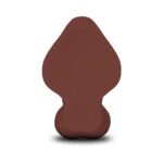 b-Vibe Slipskin Realistic Silicone Dildo 6.5 in. Curved Brown - Image 5