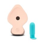 b-Vibe Slipskin Realistic Silicone Dildo 9 in. Girthy Cream - Image 5