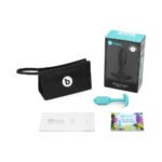 b-Vibe Snug Plug 1 Weighted Silicone Anal Plug Mint