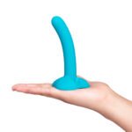 b-Vibe Strap-It-On Anal Training Kit – 8-Piece Set with Vibrating Dildo – Black and Teal - Image 10