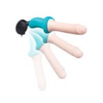 b-Vibe Thrusting Dildo Machine with 6.5" Dildo and Remote Control – Teal - Image 6