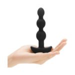 b-Vibe Triplet Rechargeable Remote-Controlled Vibrating Anal Beads Plug Black - Image 10