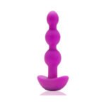 b-Vibe Triplet Rechargeable Remote-Controlled Vibrating Anal Beads Plug Fuchsia - Image 7