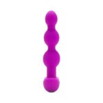 b-Vibe Triplet Rechargeable Remote-Controlled Vibrating Anal Beads Plug Fuchsia - Image 8