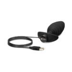 b-Vibe Twist Texture Plug Large Vibrating Rechargeable Black Anal Plug - Image 8