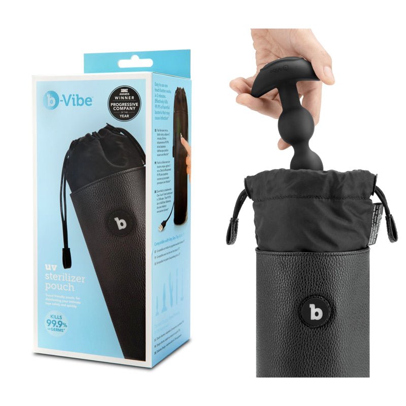 b-vibe-uv-sterlizer-pouch-black b-vibe UV Sterlizer Pouch Black - Image 1