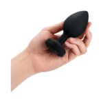 b-Vibe Vibrating Jewel Rechargeable Remote-Controlled Anal Plug Black Diamond XX-Large - Image 5