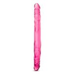 B Yours 14 Inch Double Dildo - Pink - Image 3