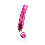 B Yours Vibe 6 Realistic 9.25 in. Vibrating Dildo Pink - Image 6