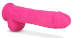Neo - 11 Inch Dual Density Dildo - Neon Pink - Image 5