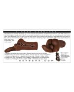 Backdoor Bash Dark TPE Stroker with Vibrating Ring - Image 4