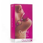 Ball Gag With Leather Straps - Pink