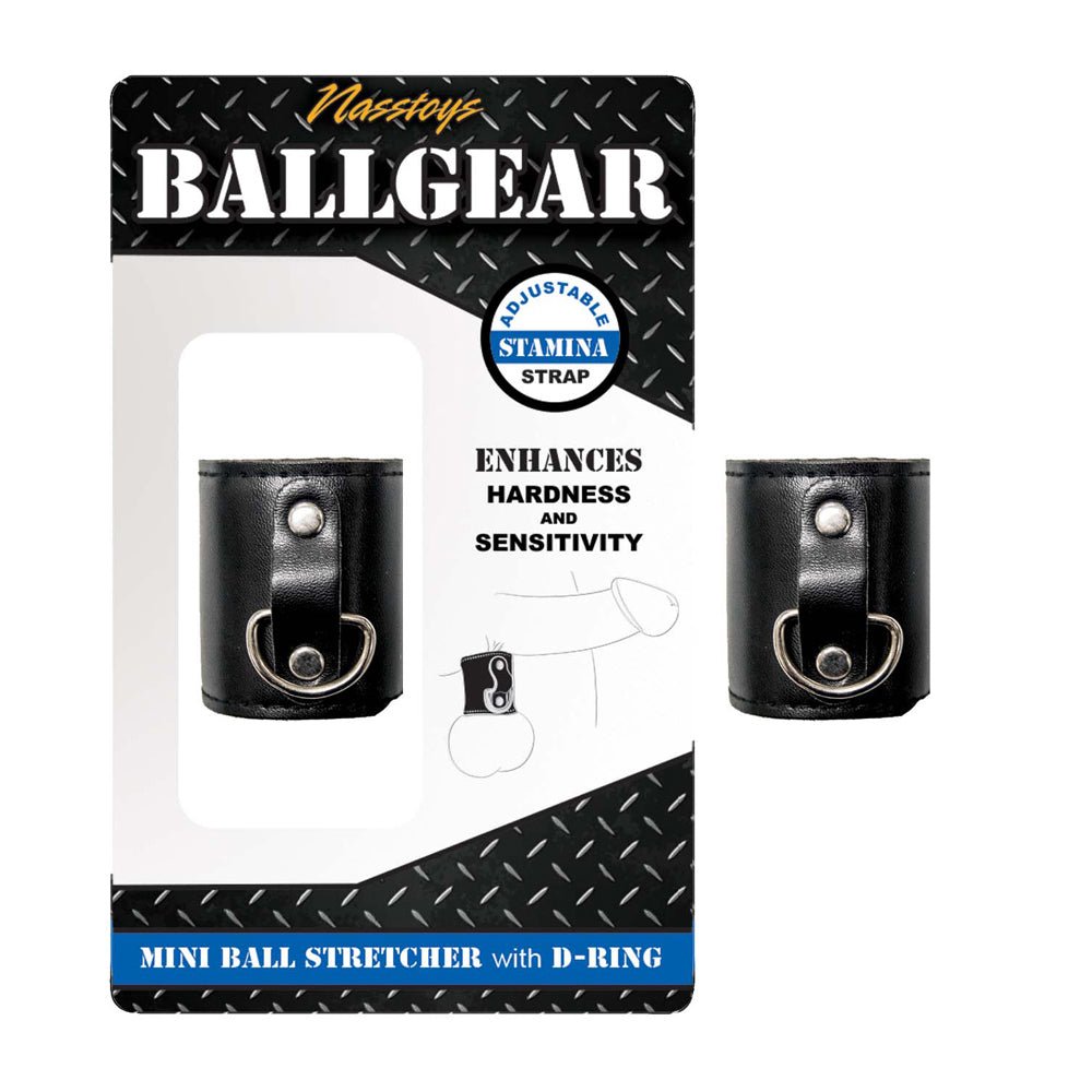 ballgear-mini-ball-stretcher-with-d-ring-black Ballgear Mini Ball Stretcher With D-Ring Black - Image 1