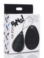 Bang - 10x Silicone Vibrating Egg - Black
