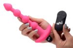Bang - Vibrating Silicone Anal Beads and Remote Control - Pink - Image 6
