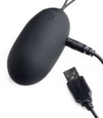 Bang XL Silicone Vibrating Egg - Black - Image 3