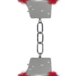 Beginner's Furry Handcuffs - Red