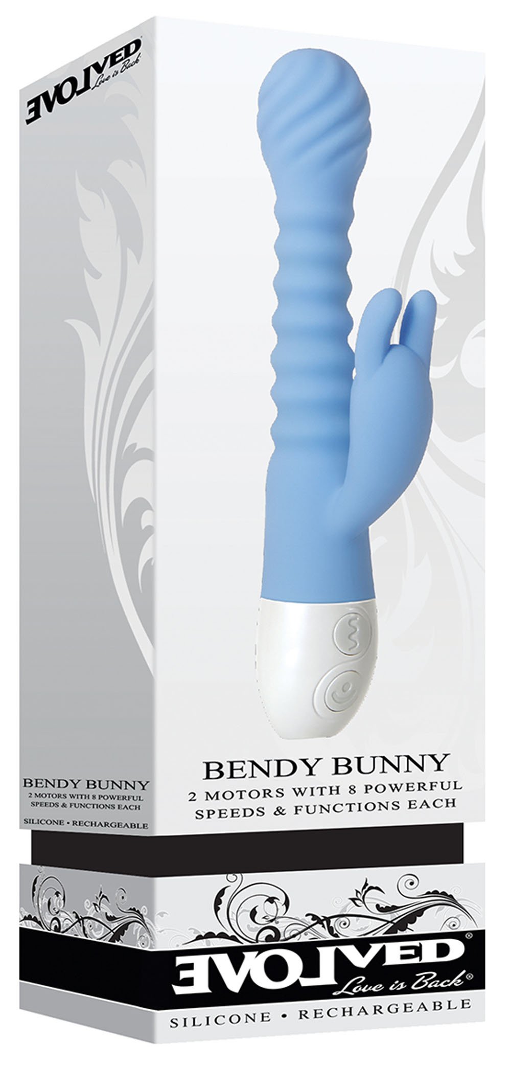 bendy-bunny-blue Bendy Bunny - Blue - Image 1
