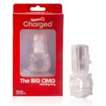Big Omg Vibrating Ring - Clear - 6 Count Box