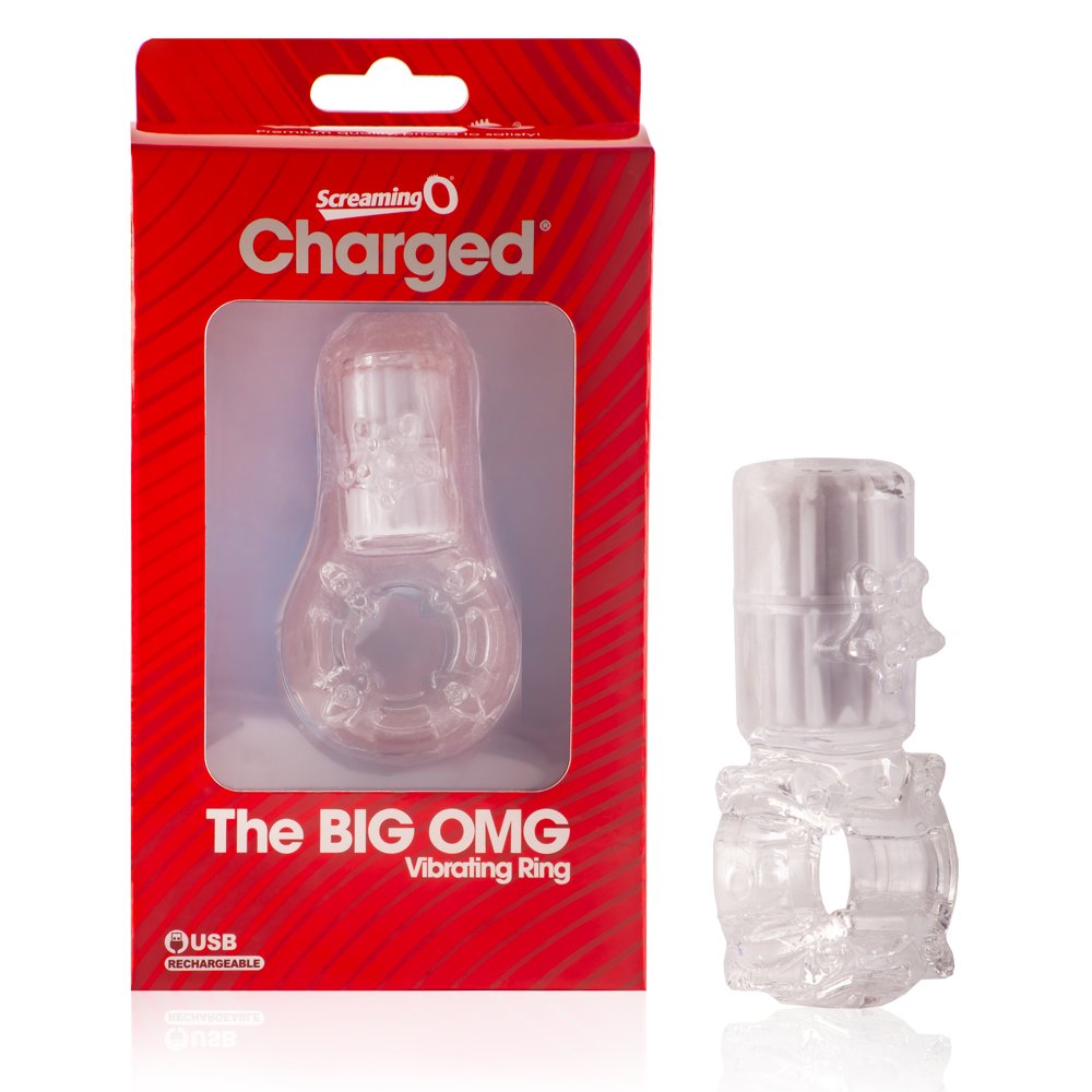 big-omg-vibrating-ring-clear-each Big Omg Vibrating Ring - Clear - Each - Image 1