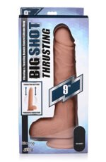 Big Shot 9 Inch Silicone Thrusting Dildo With - Balls and Remote - Image 2