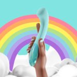 Biird Gii Glow Mint Rechargeable Vibrator – Teal - Image 3