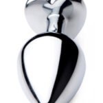 Black Heart Gem Anal Plug - Medium