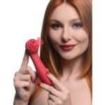 Bloomgasm Passion Petals 10x Suction Rose Vibrator - Red - Image 3