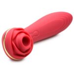 Bloomgasm Passion Petals 10x Suction Rose Vibrator - Red - Image 4