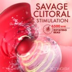 Bloomgasm Petal Twirl Clit Massaging Silicone Vibrator - Image 9