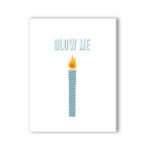 Blow Me Candle Naughty Kard