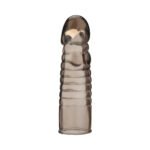 Blue Line 6 in. Ribbed Realistic Penis Enhancing Sleeve Extension - Image 3