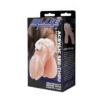 Blue Line Acrylic See-Thru Chastity Cock Cage Clear - Image 5