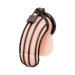 Blue Line Prisoner Cock Cage Black - Image 3