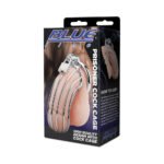 Blue Line Prisoner Cock Cage Silver - Image 5