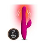 Blush Lush Kira Rechargeable Silicone Thrusting Rabbit Vibrator Velvet - Image 8